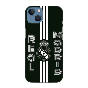 ФК Реал Мадрид чохли для iPhone 13 (AlphaPrint) (чорно білий Реал)