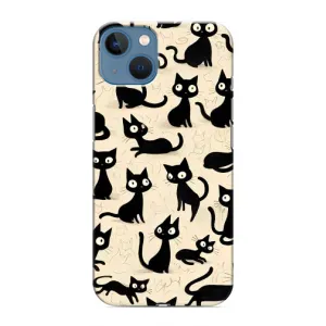 Чехол с рисунком кот на iPhone 13