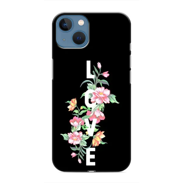Чохол з принтом «Квіти LOVE» для iPhone 13 Чохол з принтом «Квіти LOVE» для iPhone 13
