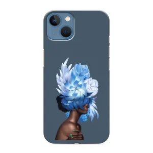 Чехлы (ART) Цветы на iPhone 13 (VPrint) (Квіти на голові)