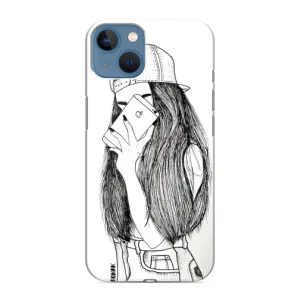 Чохол з друком для iPhone 13 - (Мода) (AlphaPrint) (Фото дівчини)