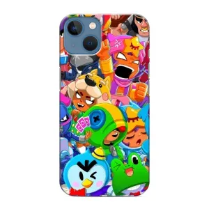 Чехлы Brawl Stars для iPhone 13 (AlphaPrint) (Герої Бравл Старс)