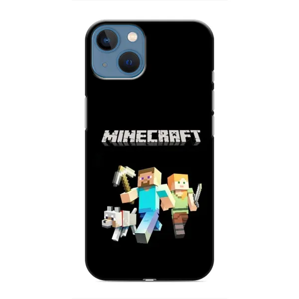 Чехол с принтом «герои Minecraft» для iPhone 13