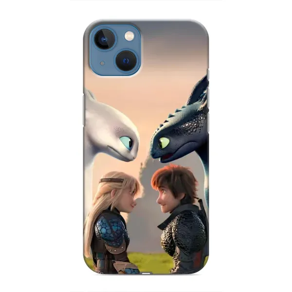 Чохол з принтом «Гикавка і Астрід» для iPhone 13