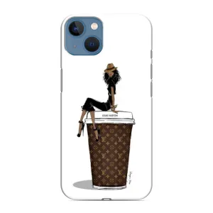 Чохли Луі Вітон для iPhone 13 (AlphaPrint - LOUIS VUITTON) (кава LOUIS VUITTON)