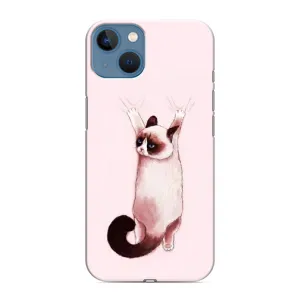 Чохол на Еппл 13 з Котиками (VPrint) (Котик падає)