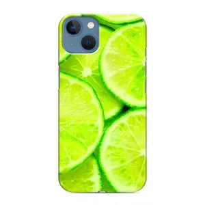 Чохли з фруктами для iPhone 13 (VPrint) (Лайм)