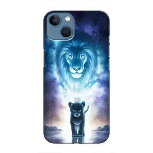 Чохол з картинкою ЛЕВ для iPhone 13 (VPrint) (Маленький лев)