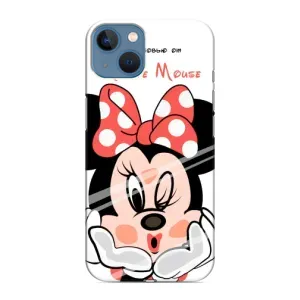 Міккі Маус чохол для iPhone 13 (AlphaPrint - Мультяшні) (Маус Мінні)