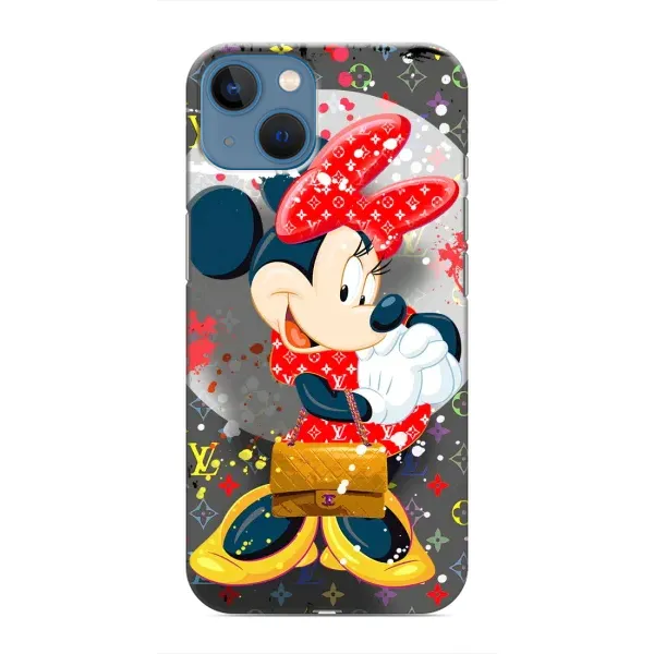 Чехол с принтом «Minni с бантиком» для iPhone 13