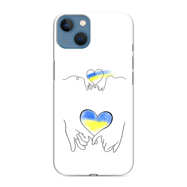 Чехол с принтом «Мир Украине» для iPhone 13
