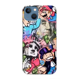 Чохли з крутими принтами для iPhone 13 - (PREMIUMPrint) (Monopoly man)