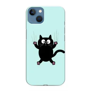 Чохол з принтом для iPhone 13 (AlphaPrint) Модні коти (Падаючий кіт)