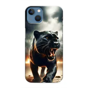 Чохол з картинкою 'Хижаки' для iPhone 13 (Чорна пантера)