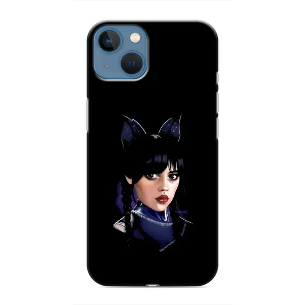 Чохол з принтом «серйозна Венздей» для iPhone 13 Чохол з принтом «серйозна Венздей» для iPhone 13