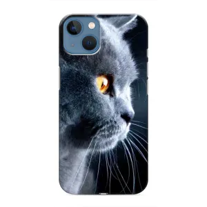 Чохли з Котиками для iPhone 13 (VPrint) (Сірий Кіт)