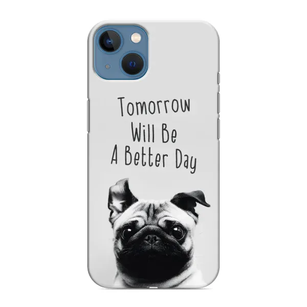Чехол с принтом «Смешной Мопс» для iPhone 13