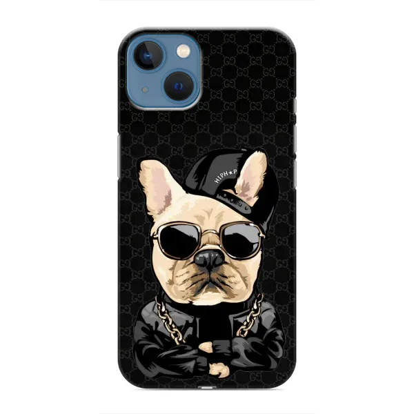 Чохол з принтом «Стильна собака» для iPhone 13