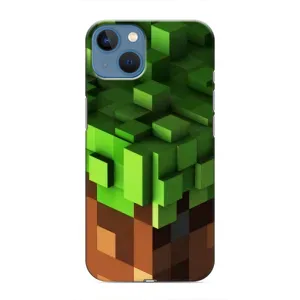 Чохол Майнкрафт на iPhone 13 (AlphaPrint) Minecraft (текстура Майнкрафт)