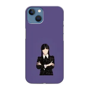 Чохли Венсдей на iPhone 13 Уенсдей (AlphaPrint) (Венздей у чорному)