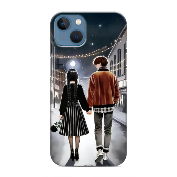 Чохол з принтом «Венздей та Тайлер» для iPhone 13