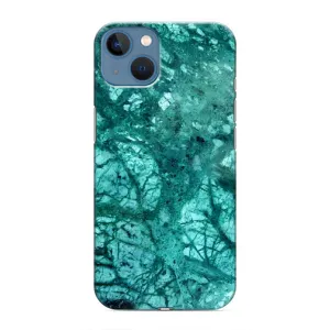 Мраморний чехол на iPhone 13 (VPrint) (Зелений мрамор)