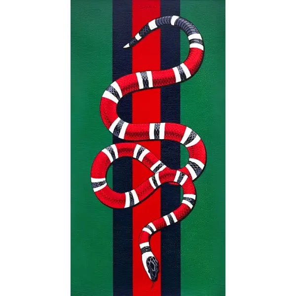Чехол с принтом «Gucci змия» для iPhone 14 Plus