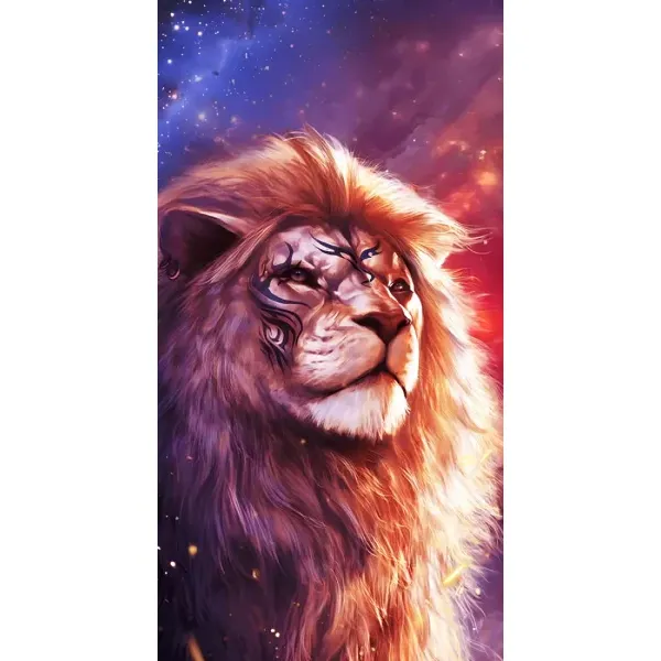 Чохол з принтом «Красочний Лев» для iPhone 14 Plus