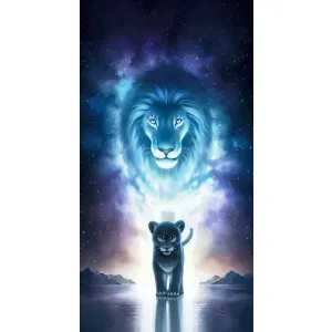 Чохол з картинкою ЛЕВ для iPhone 14 Plus (VPrint) (Маленький лев)