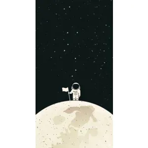 Космические Чехлы для Айфон 14 Плюс (VPrint) (На луне)