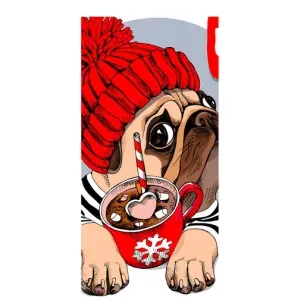 Чохли з собаками для iPhone 14 Plus (VPrint) (Песик в шапці)