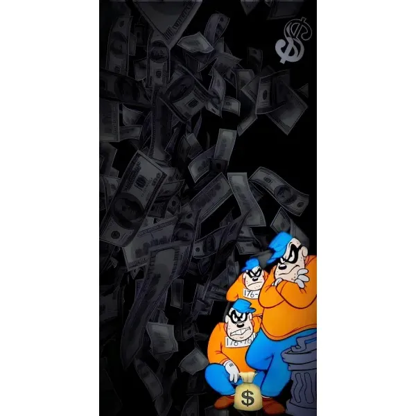 Чехол с принтом «Воры» для iPhone 14 Plus
