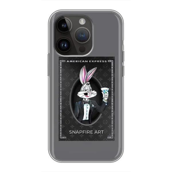 Чохол з принтом «Бакс Бані LV» для iPhone 14 Pro Max