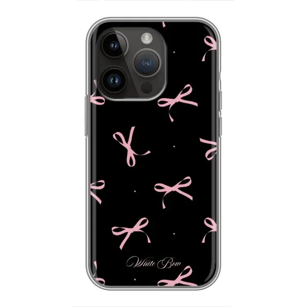 Чохол з принтом «Банти на чорному» для iPhone 14 Pro Max Чохол з принтом «Банти на чорному» для iPhone 14 Pro Max