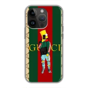 Бренднові Чохли для iPhone 14 Pro Max - (PREMIUMPrint) (Барт ГУЧЧІ)
