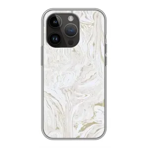 Мраморний чехол на iPhone 14 Pro Max (VPrint) (Білий мрамор)