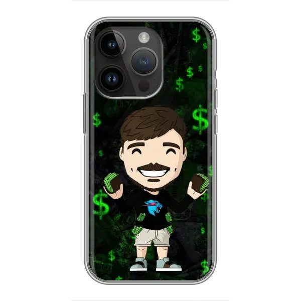 Чехол с принтом «Блогер Beast» для iPhone 14 Pro Max