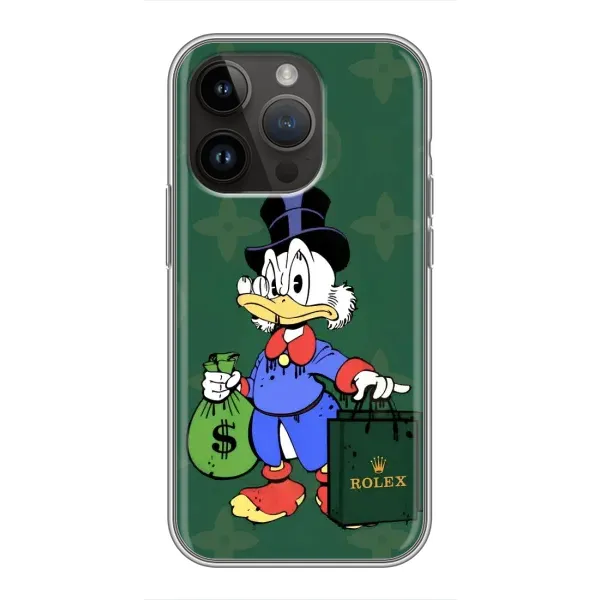 Чехол с принтом «Богатая Утка» для iPhone 14 Pro Max