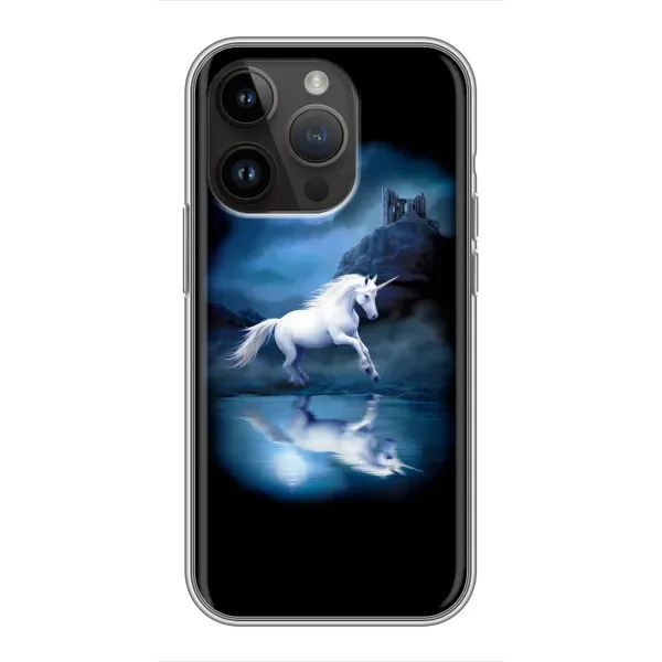 Чехол с принтом «Единорог» для iPhone 14 Pro Max