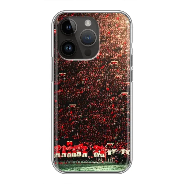 Чохол з принтом «фанати Манчестер Юнайтед» для iPhone 14 Pro Max Чохол з принтом «фанати Манчестер Юнайтед» для iPhone 14 Pro Max