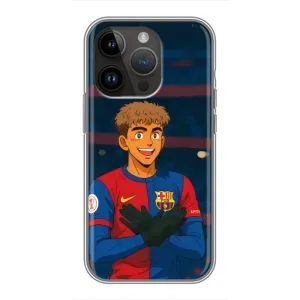 Чехол с футболистом Ламин Ямаль iPhone 14 Pro Max (Футболист Ямаль)