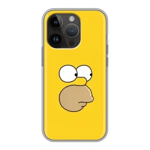 Чехол с Симпсонами для iPhone 14 Pro Max (VPrint) (Гомер)
