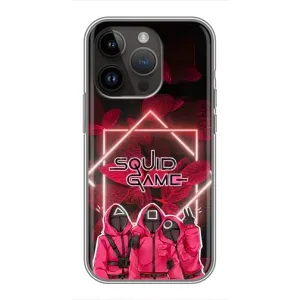 Чохол Гра в кальмара для iPhone 14 Pro Max (Охоронці Гра кальмара)