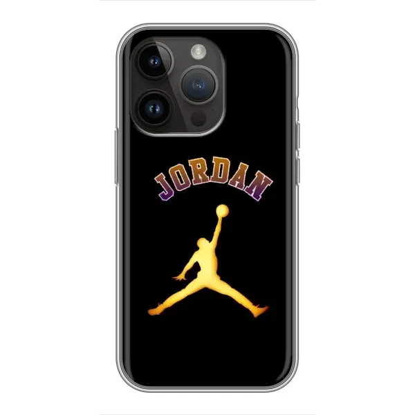 Чохол з принтом «Jordan Gold» для iPhone 14 Pro Max