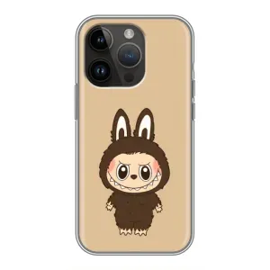 Чехол с Лабубу на iPhone 14 Pro Max (Bored Ape в красном)