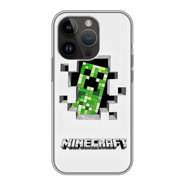 Чохол з принтом «кріпер Майнкрафт» для iPhone 14 Pro Max Чохол з принтом «кріпер Майнкрафт» для iPhone 14 Pro Max
