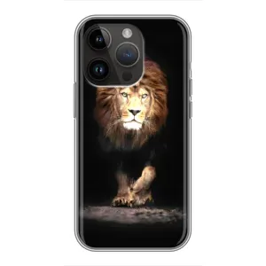 Чохол з картинкою ЛЕВ для iPhone 14 Pro Max (VPrint) (Лев)