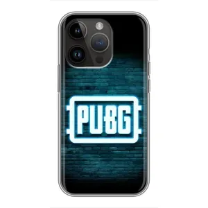 Чеjхол PUBG для Епл 14 Про Макс (AlphaPrint) (Лого PUBG)