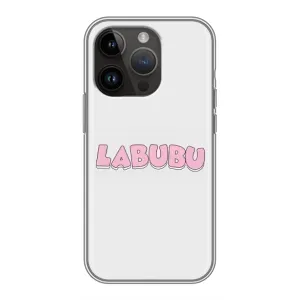 Чехол с Лабубу на iPhone 14 Pro Max (Лого Лабубу)