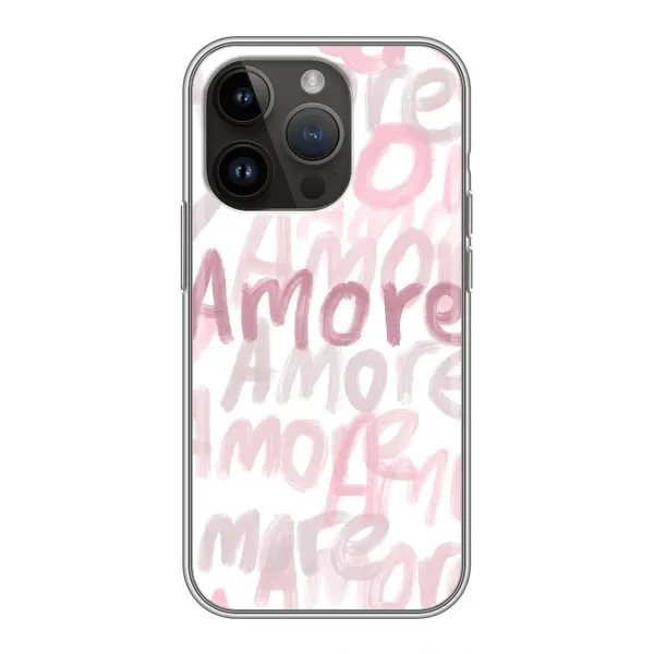 Чохол з принтом «Аморе любов» для iPhone 14 Pro Max
